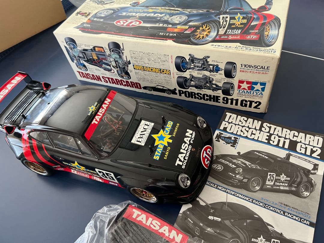 ①タミヤ タイサンスターカード911 GT2 1/10 組み立て済みTAMIYA