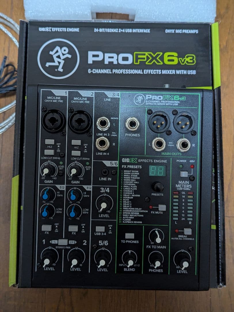 MACKIE ProFX6v3 アナログミキサー