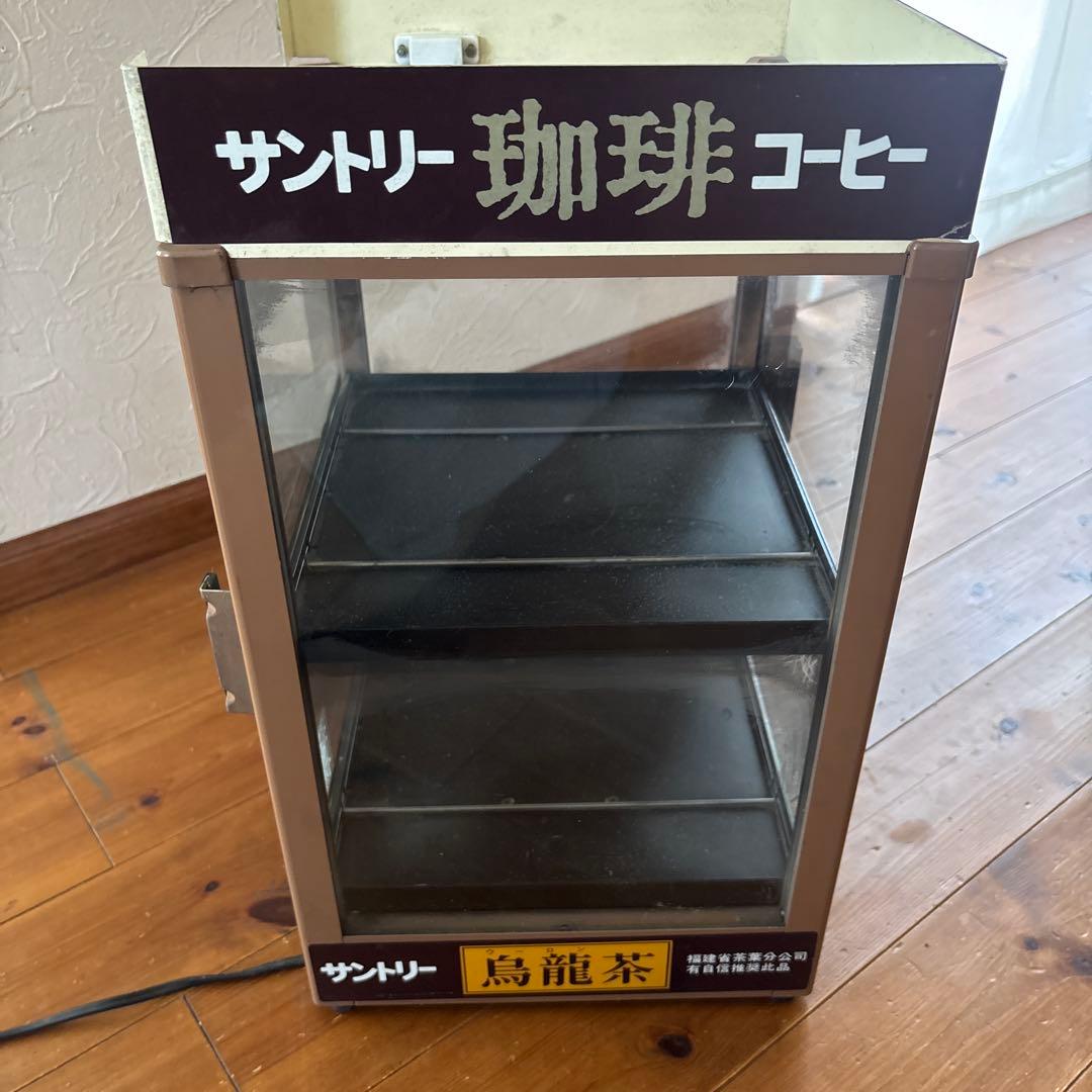 【動作品】缶ウォーマー ホット ショーケース サントリー
