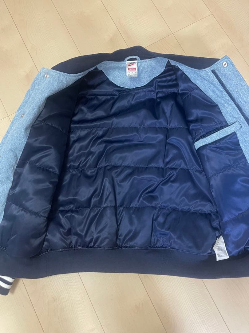 美品！シュプリームSupreme×NIKE NBA デニムスタジャンブルゾン　M