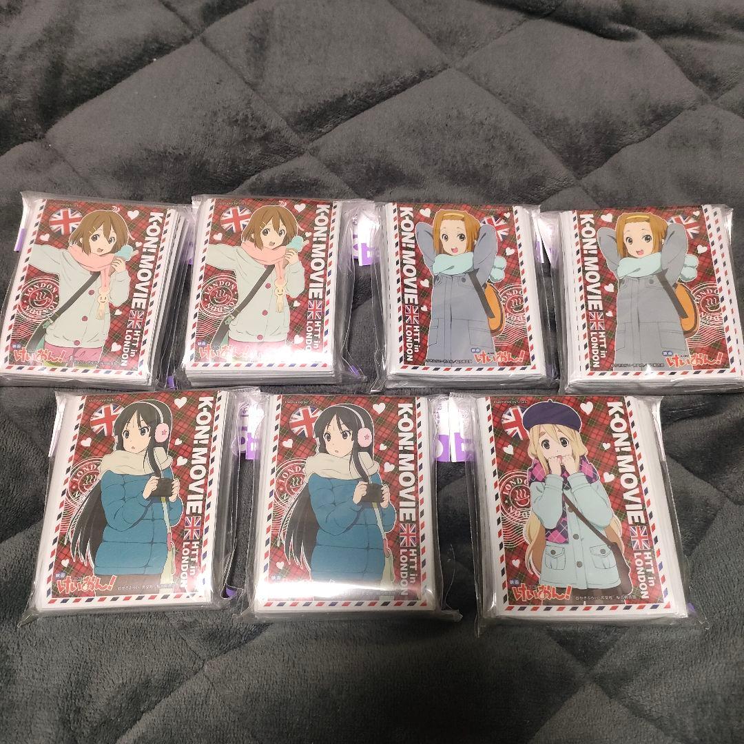 映画　けいおん！ きゃらスリーブコレクション　7個セット