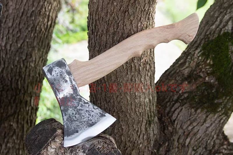 04276万軍-トマホーク-高炭素鋼 古兵器　刀装具　日本刀　模造刀 狩猟 斧