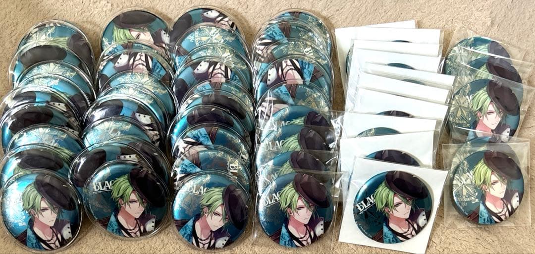 リンドウ 缶バッジ