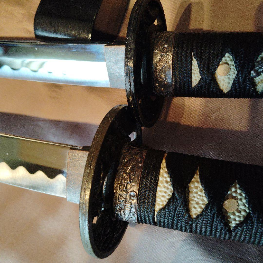 黒赤グラデーション刀2本セット