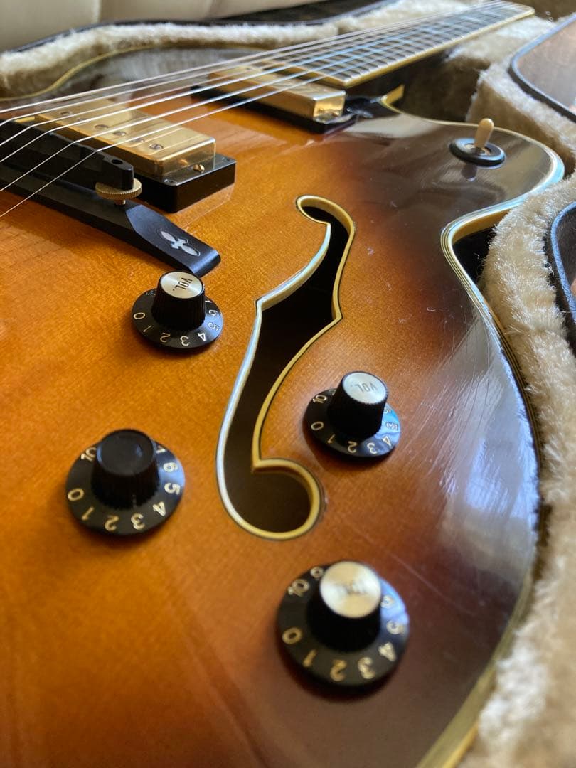 Moon EL-5-C-2HB エレキギター 日本製 ギブソン L-5モデル