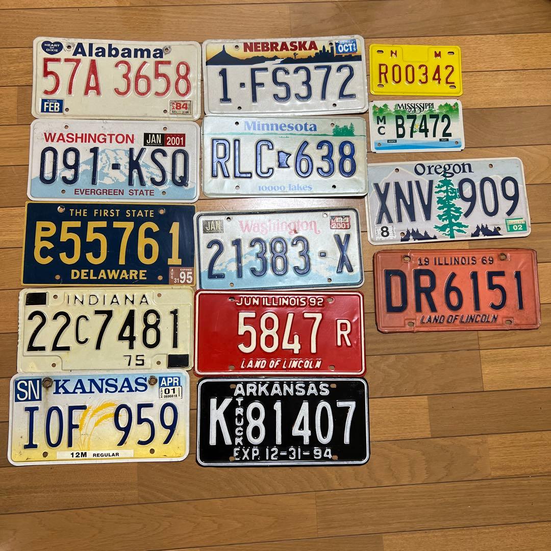 ラナ　アメリカのナンバープレートコレクション