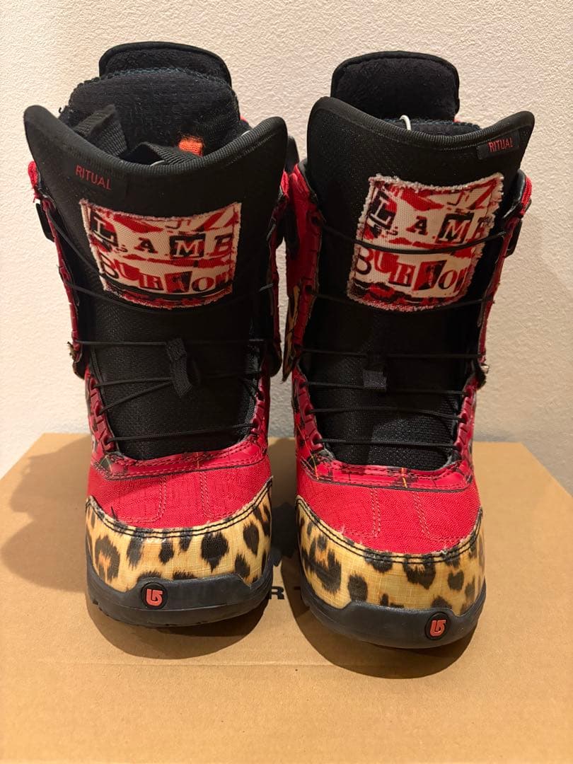 BURTON RITUAL 23.5cmスノーボードブーツヒョウ柄バートン