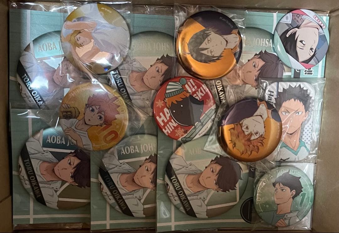 ハイキュー　缶バッジ　のみ　150個以上　一箱限定