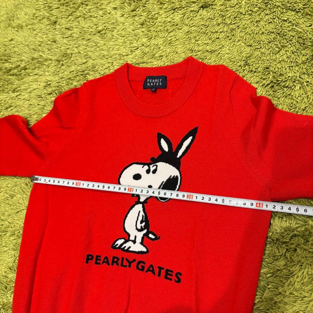 パーリーゲイツ PEARLYGATES スヌーピー ニット セーター サイズ0