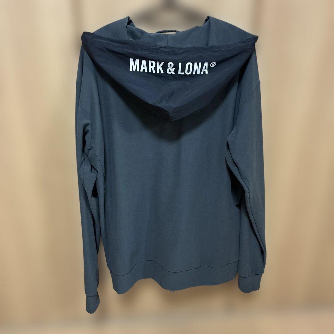 MARK & LONA フード付きパーカー ダークグレー