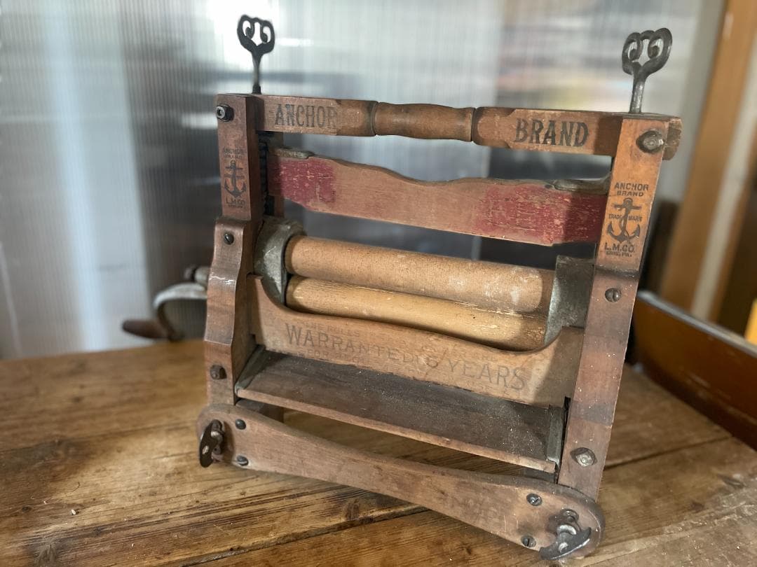 アンティーク　脱水機