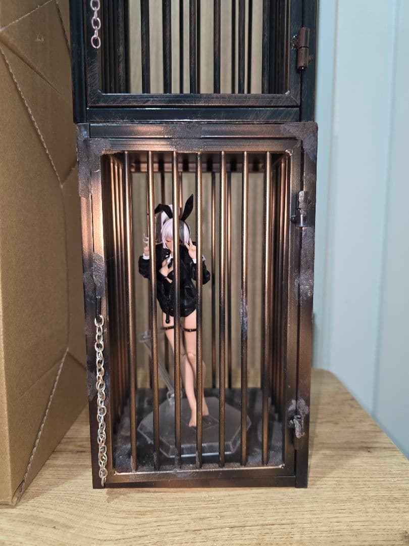 MMMトイズ　プリズンケージ　AB 1/12 ジオマ　真鍮　黒　セット 牢屋　檻