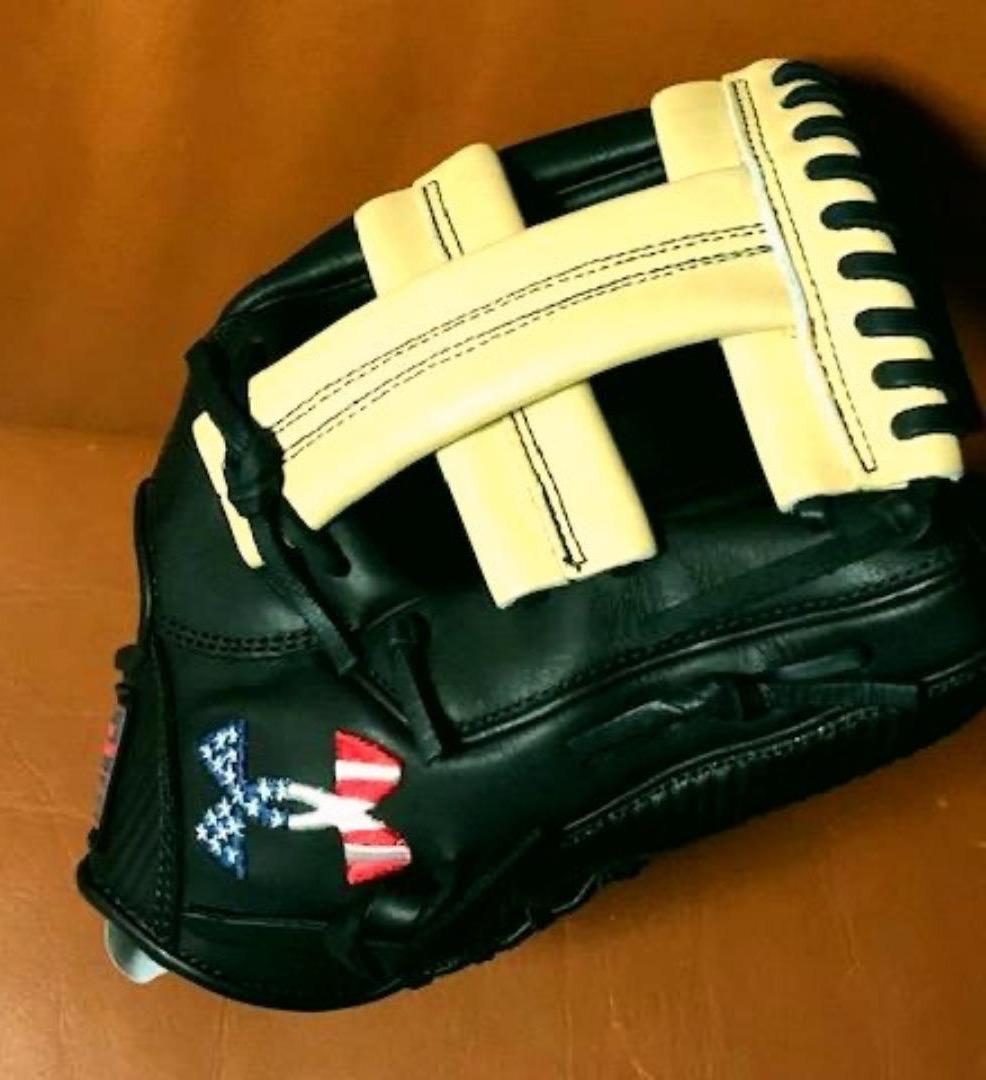 新品☆最高級☆USA限定発売☆星条旗ロゴ☆アンダーアーマー★内野手グローブ★右投