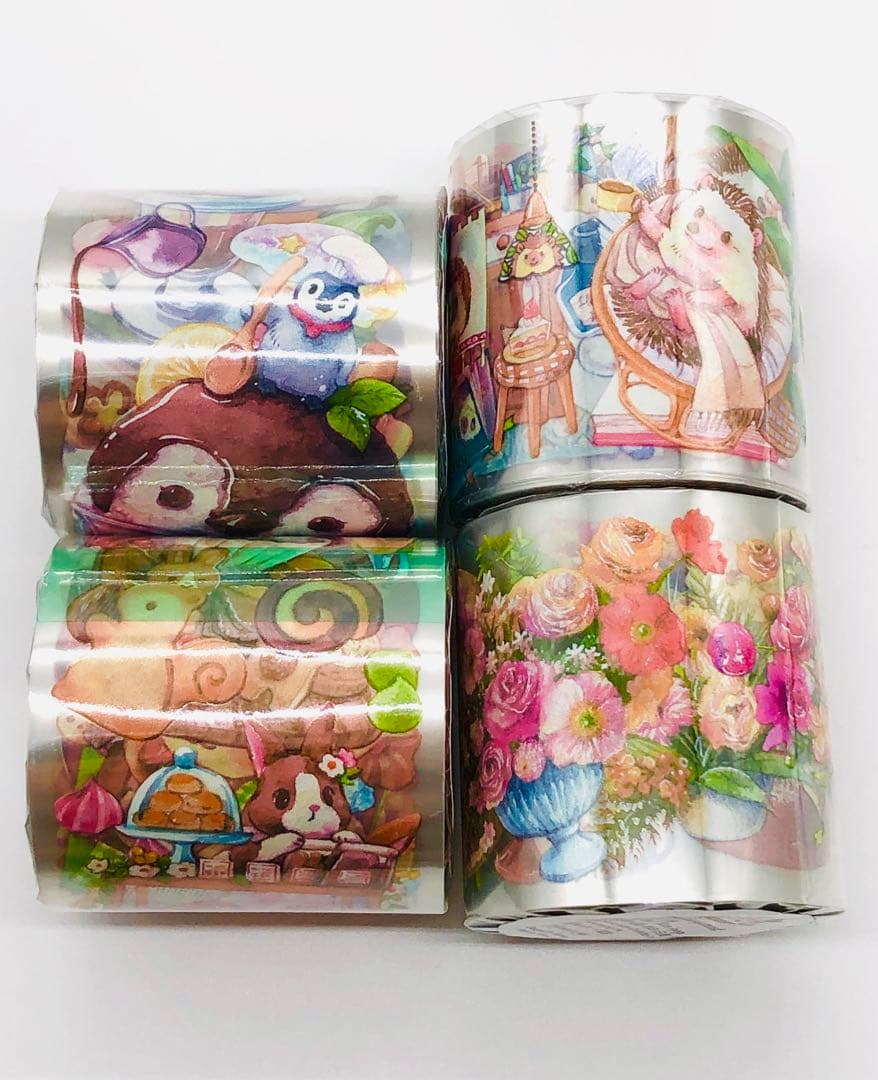 330.1-maruco 台湾マスキングテープ(PET)×4