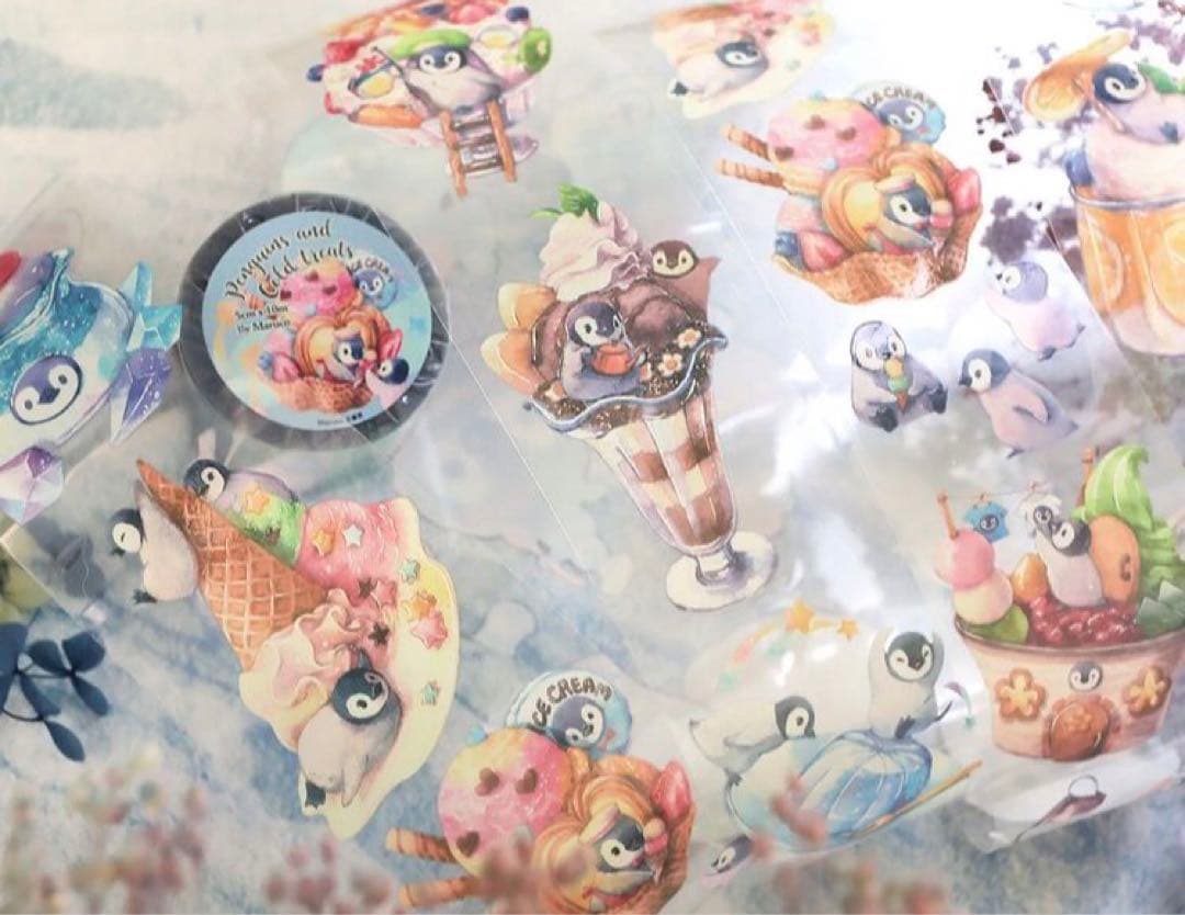 330.1-maruco 台湾マスキングテープ(PET)×4