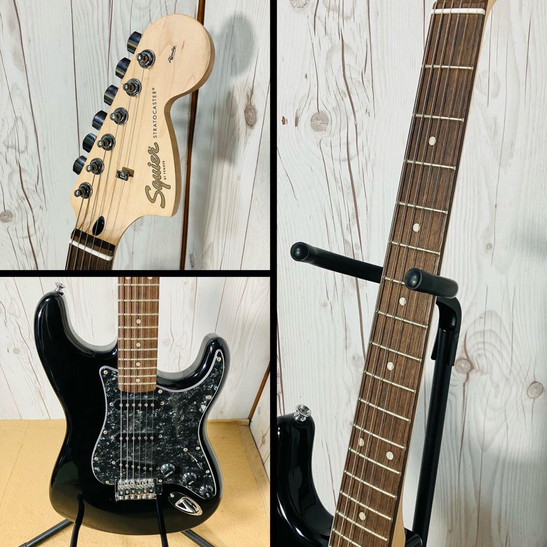 美品 Squier ストラトキャスター エレキギター Affinity 希少色
