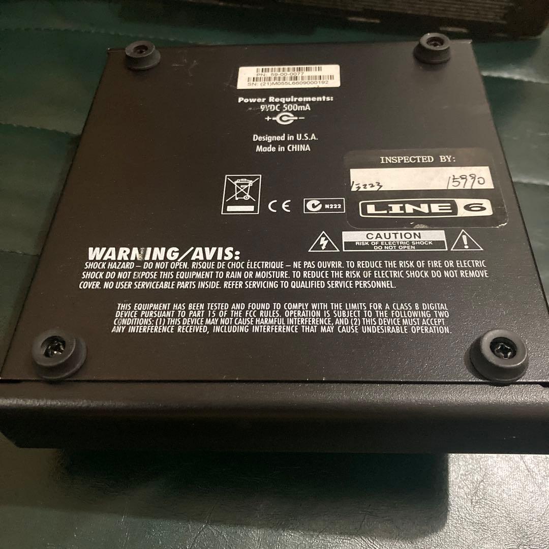 ギター LINE6 M5 Stompbox Modeler + EX1