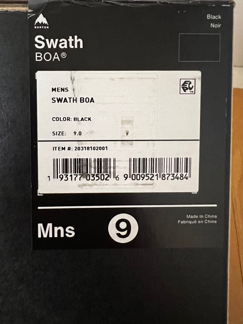 バートン　スワス　Burton Swath BOA 27.0cm