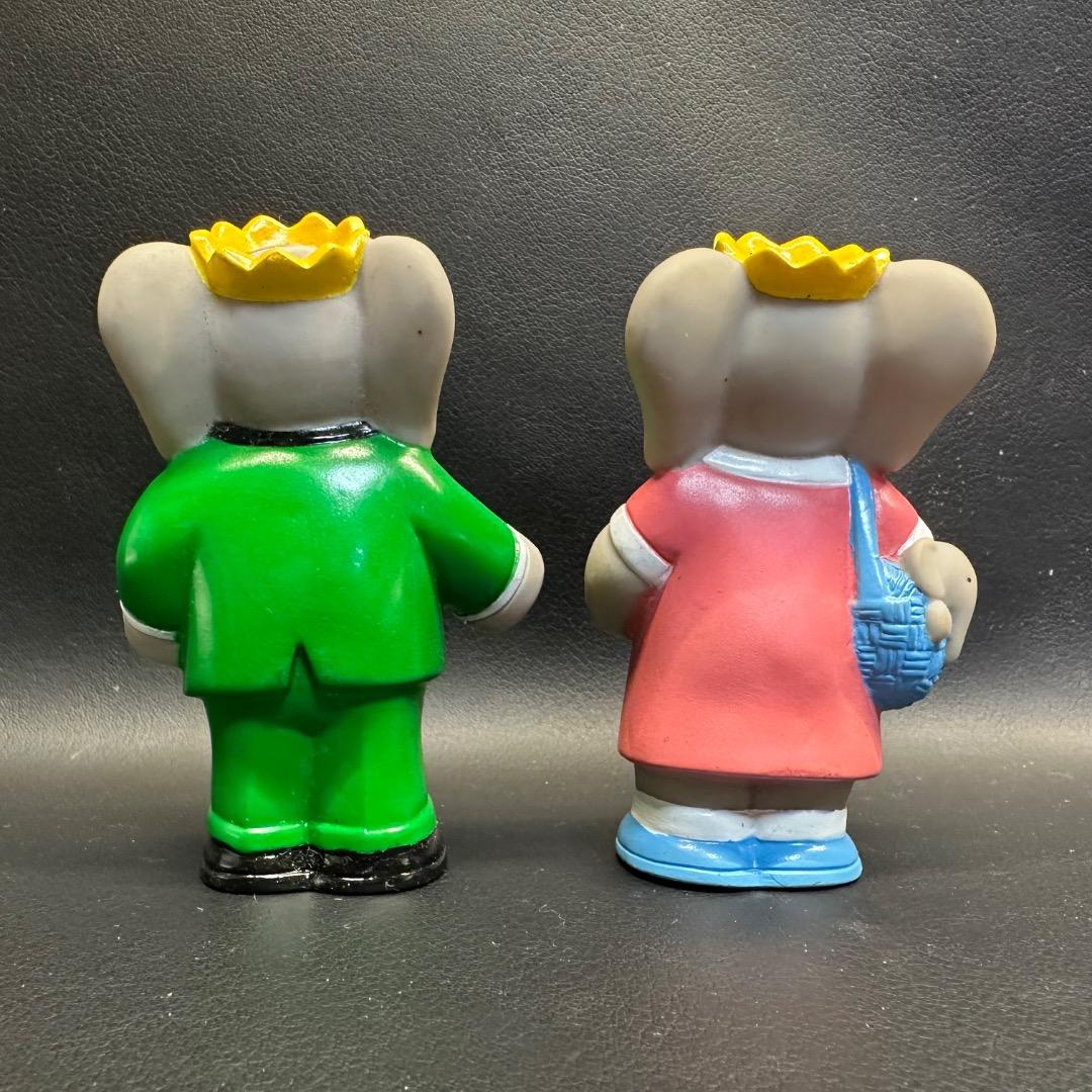 ♡Fa右1019 当時物 ぞうのババール フィギュア 人形 レア 4点まとめ