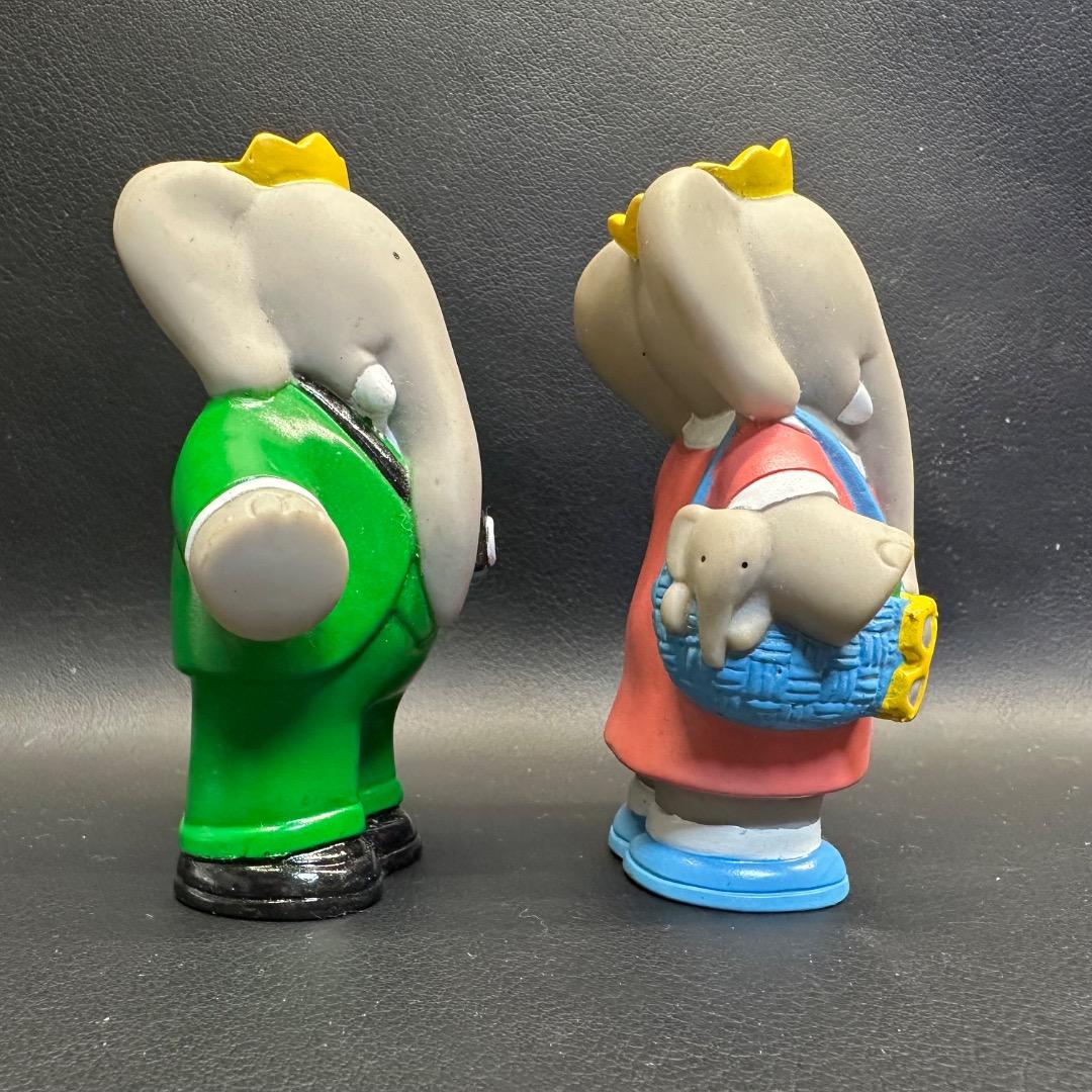 ♡Fa右1019 当時物 ぞうのババール フィギュア 人形 レア 4点まとめ