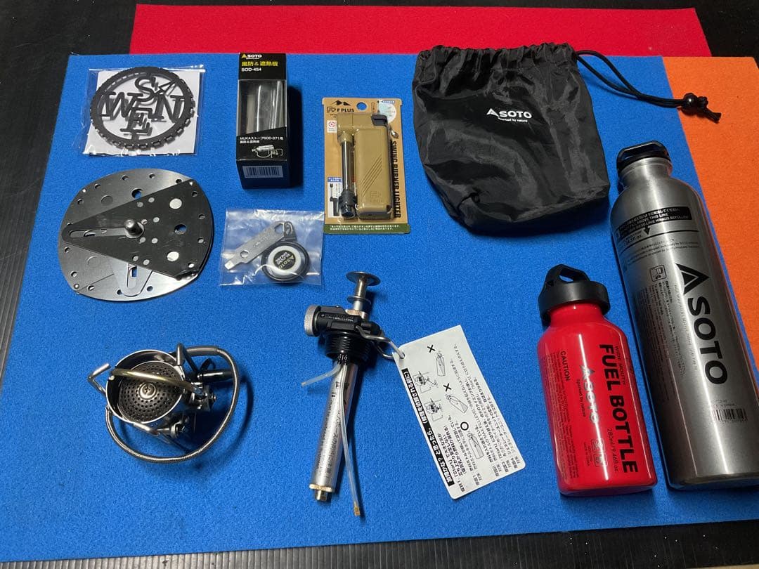 SOTO MUKAストーブ点検済み動作良好美品・新品付属品多数付きお買い得セット