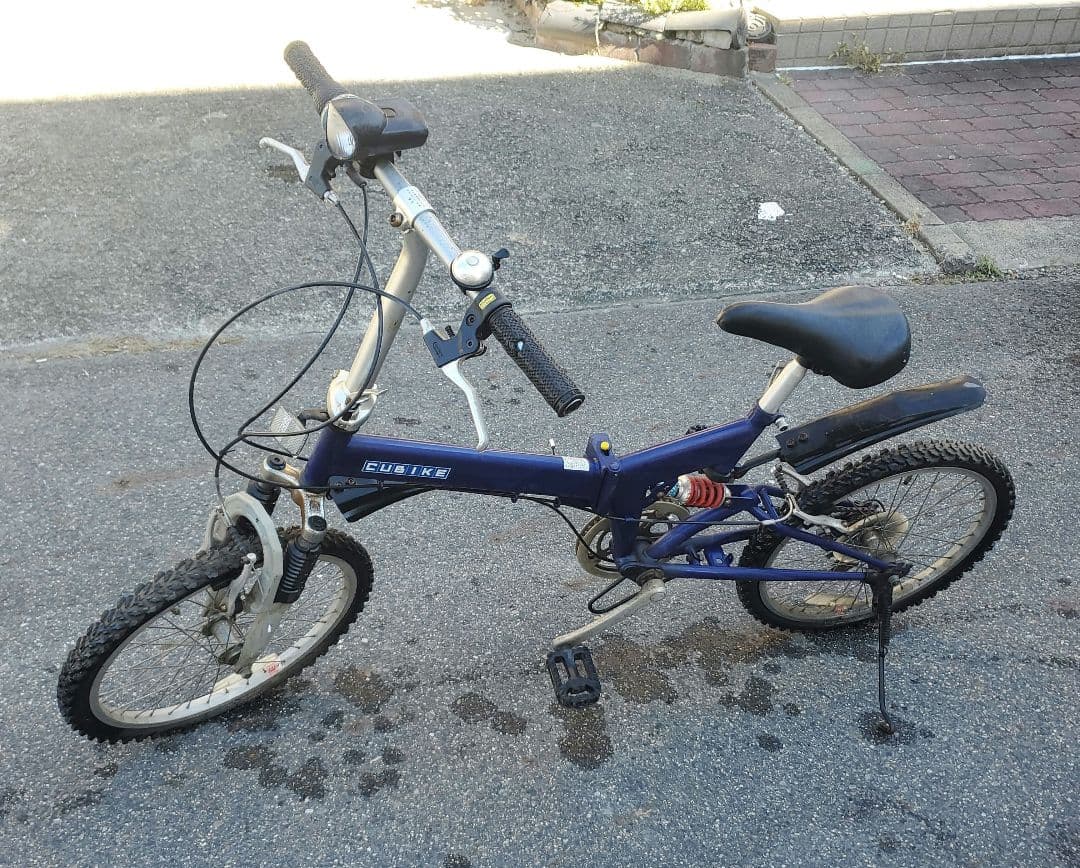 非売品 限定品日産 cube 折りたたみ自転車 当時のまま出品