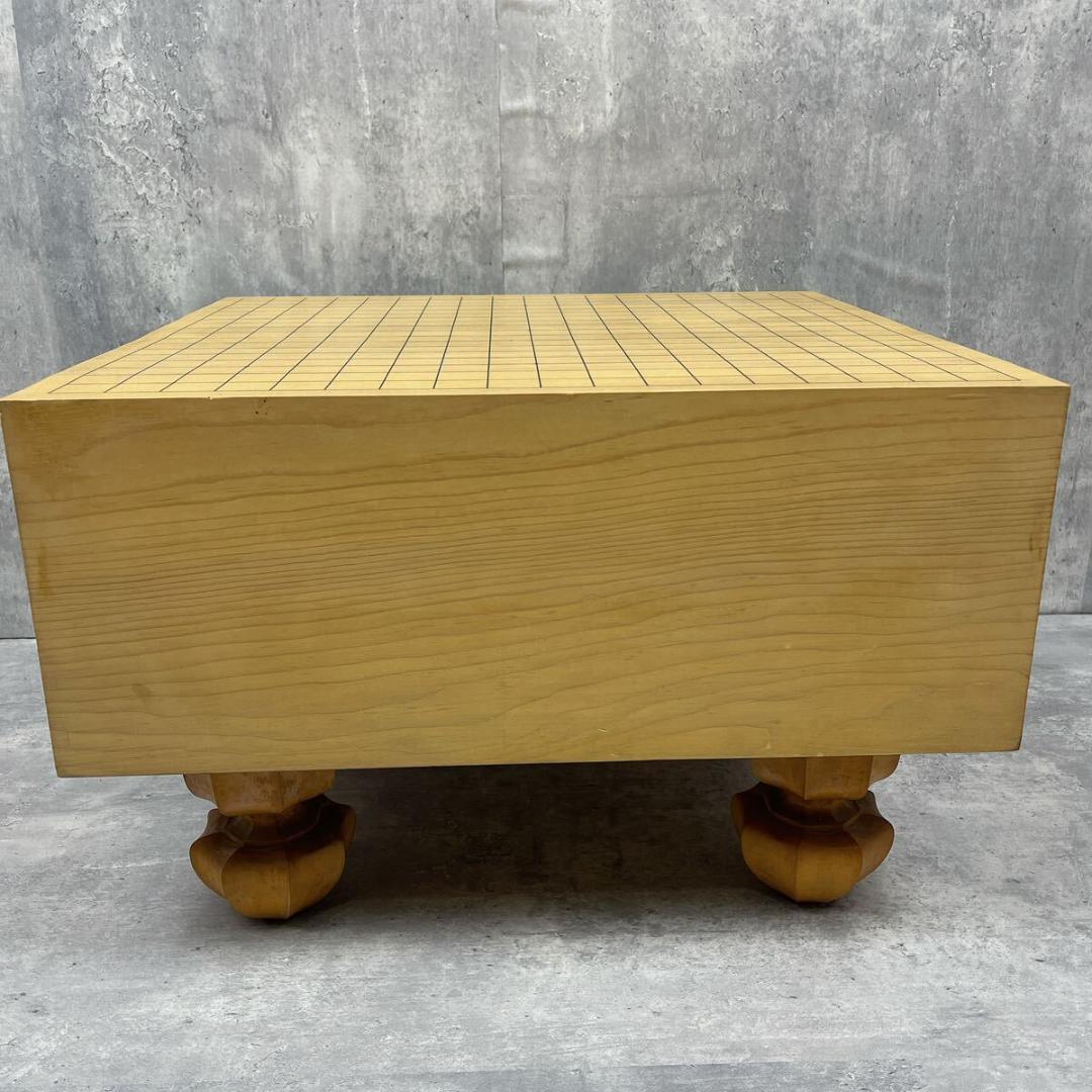 新榧　碁盤　四方柾目　へそ有　盤厚5.84寸　脚付　伝統　囲碁　プロ仕様　榧