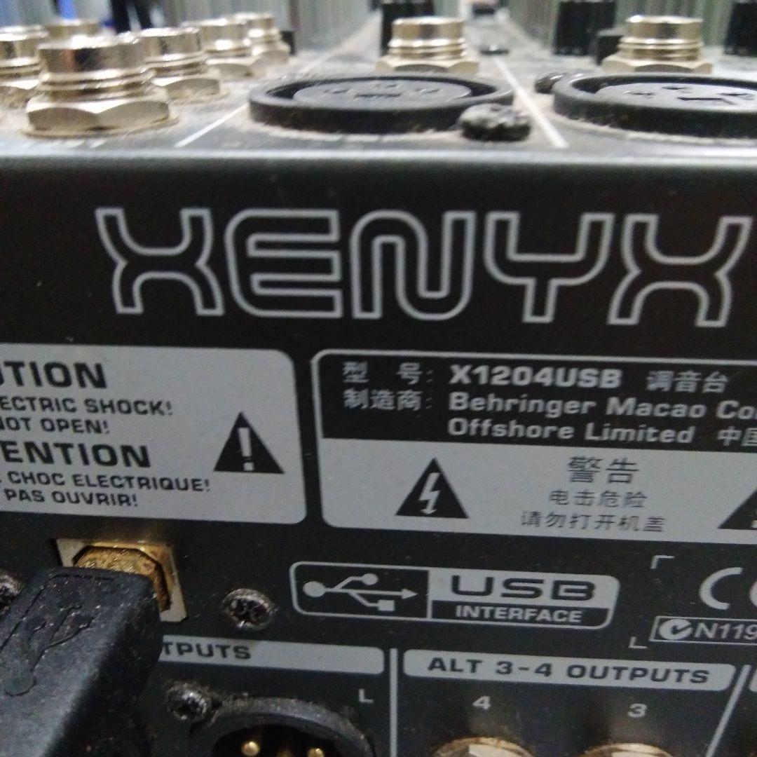 BEHRINGER XENYX X1204USB アナログミキサー(ジャンク品)