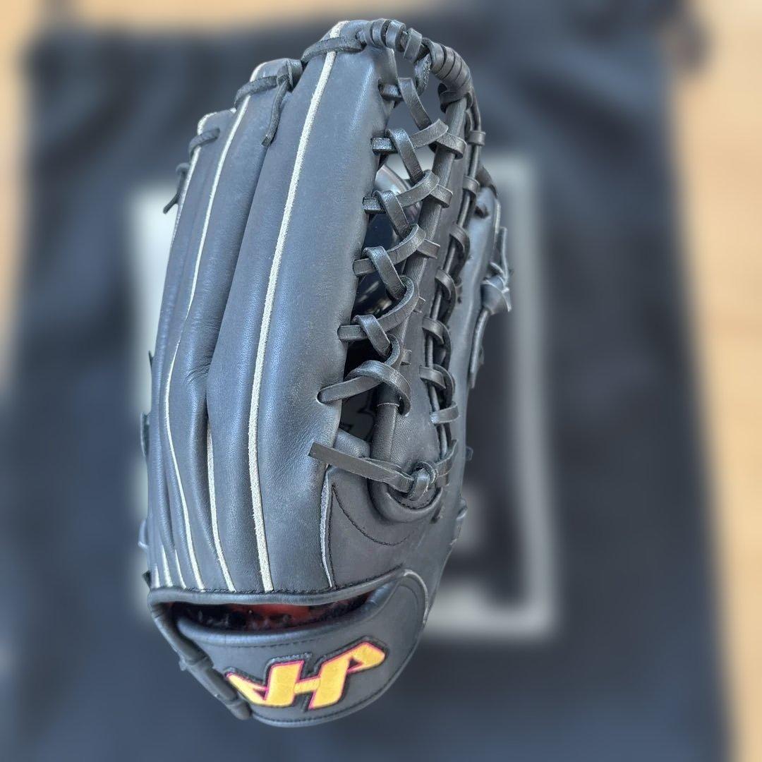 HATAKEYAMA TH-177WB 軟式用グローブ 黒 1985