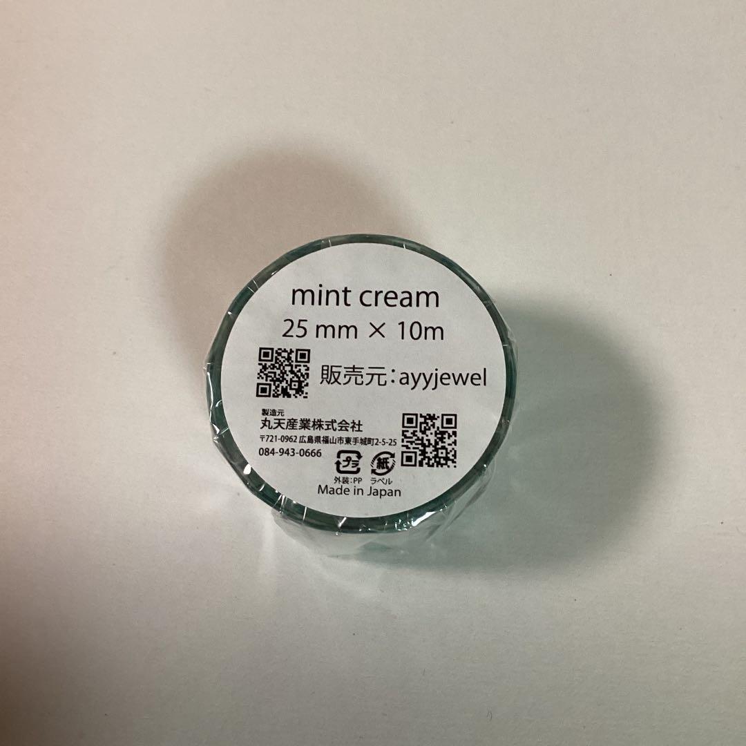 ayyjewel マステ　ミントクリーム