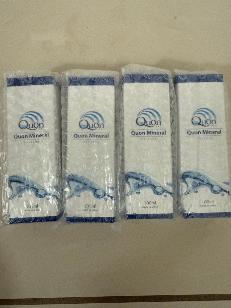 Quon Mineral水 100ml 4本セット　クオンミネラル