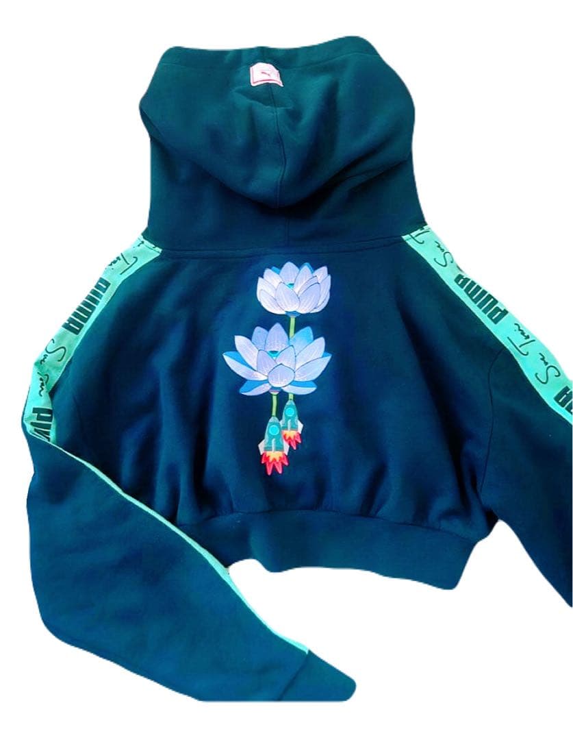 puma sue Tsai コラボ 花柄 パーカー パンツ セットアップ プーマ