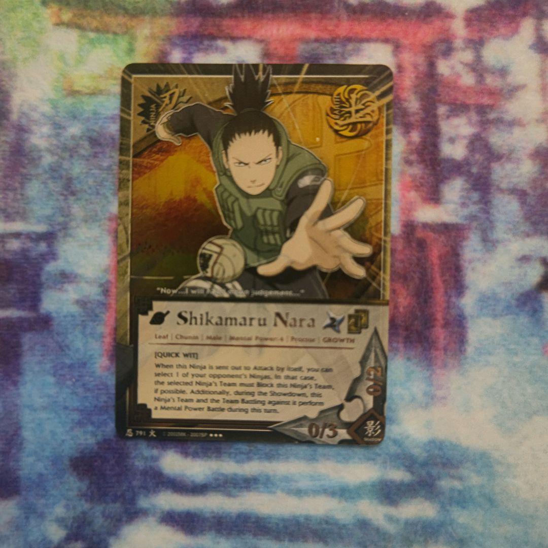 NARUTO ナルトカードゲーム CCG シカマル SR