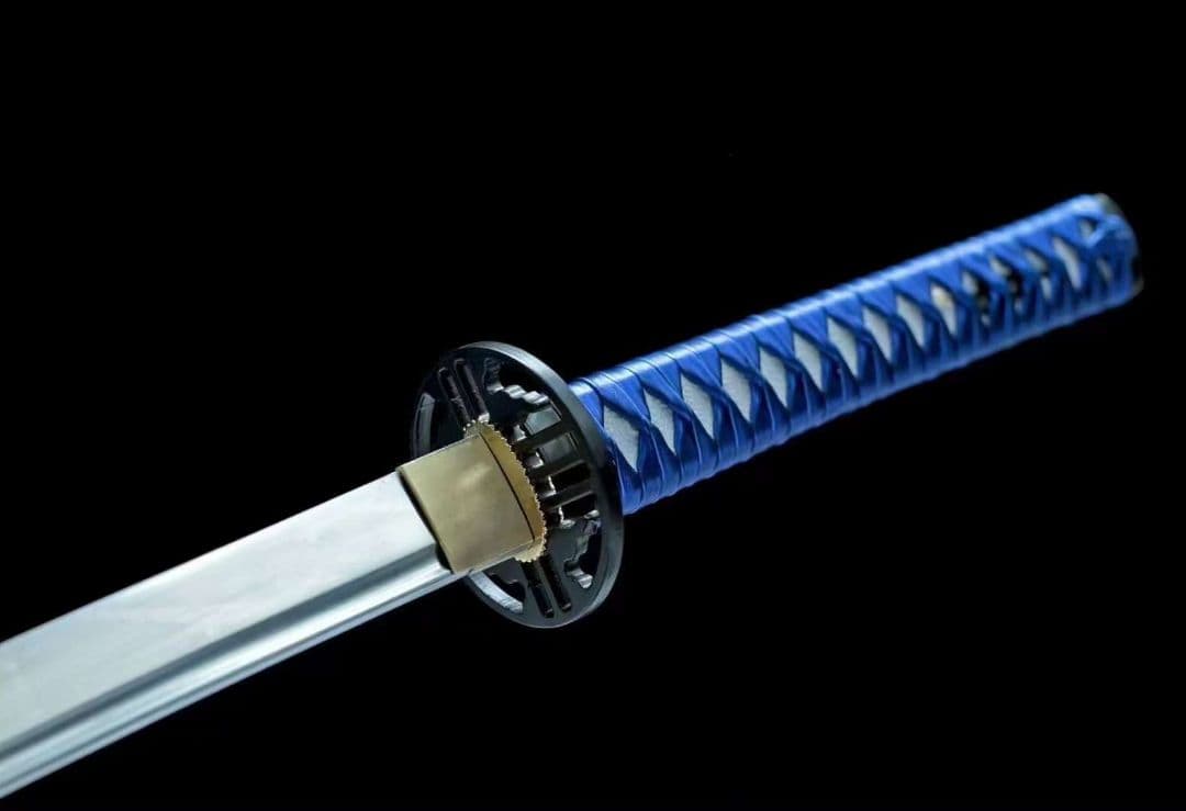 1063-武具 刀装具 日本刀　模造刀 居合刀 武士道 武蔵 鑑賞用 手鍛造打