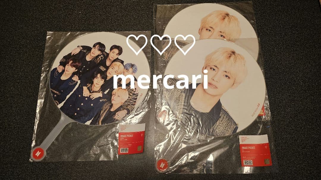 BTS バンタン テヒョン V うちわ イメージピケット フラッグ