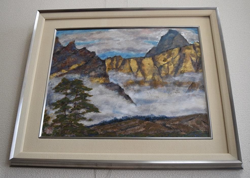 福島県出身・常盤　大空　日本画伯肉筆作品