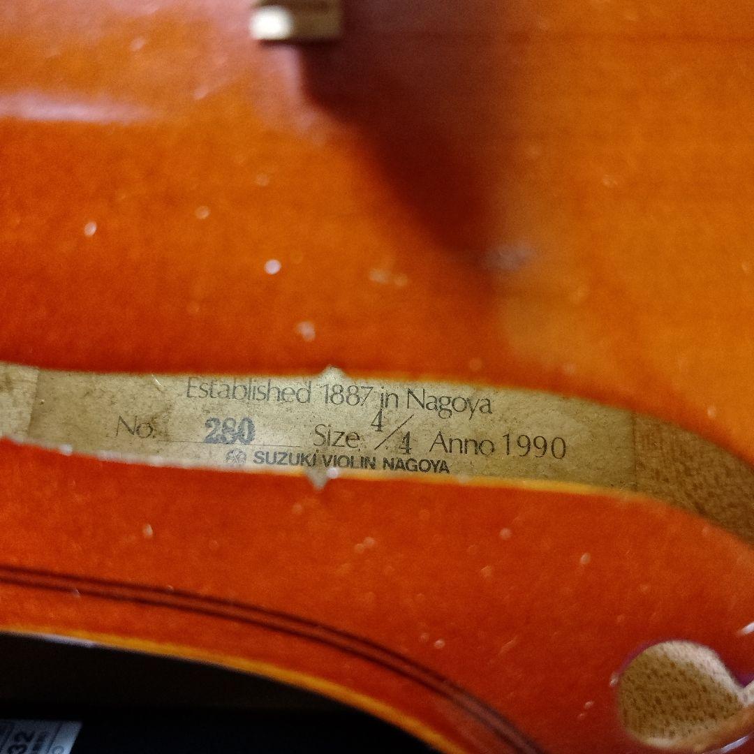 ♥️値下しました♥️スズキバイオリン4/4美品♥️品番280♥️弓ケ―ス松脂付