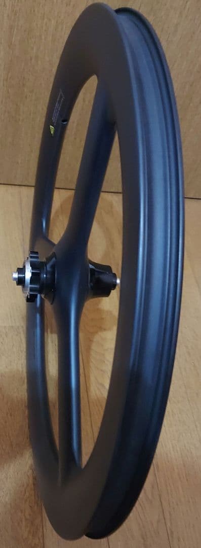 ICANカーボンバトンホイール前後セット 20インチ451ディスクブレーキ用中古