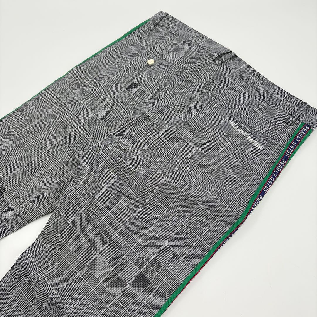 美品　パーリーゲイツ ゴルフパンツ チェック グレー 6 LL 30周年　809