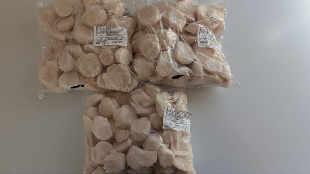 最短12/8出荷‼️訳アリ‼️刺身用　北海道産冷凍ホタテ貝柱 3kg 特グレード