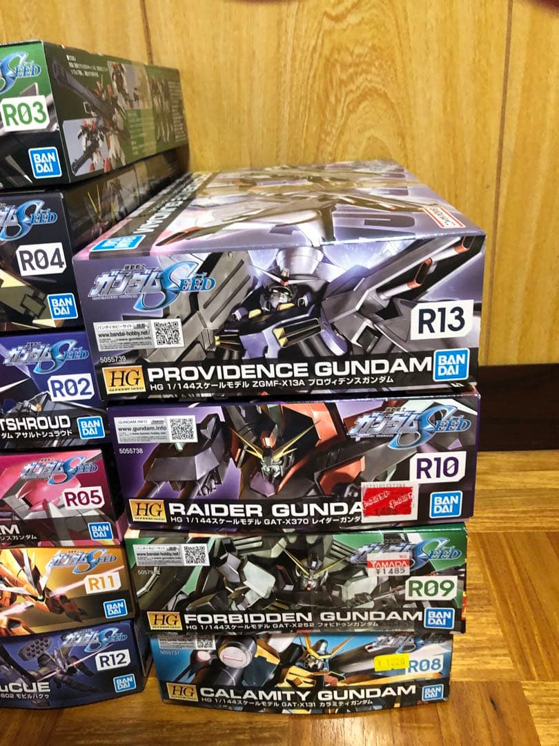 hg ガンプラ セット　SEED １０点セット