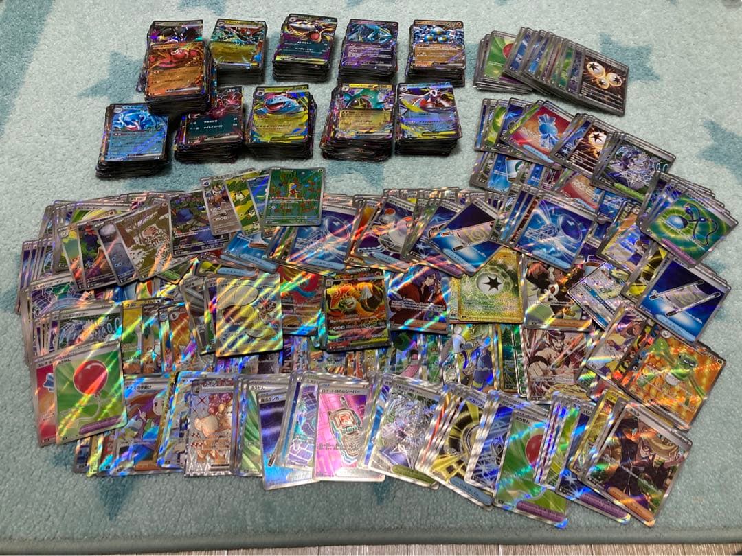 ポケモンカードex rr 1000枚 SR 450枚 まとめ売り ポケカ 引退