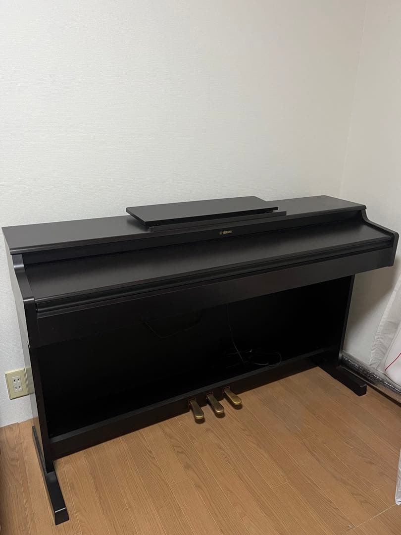 【送料込】YAMAHA ARIUS YDP-164 電子ピアノ イス　ブラウン