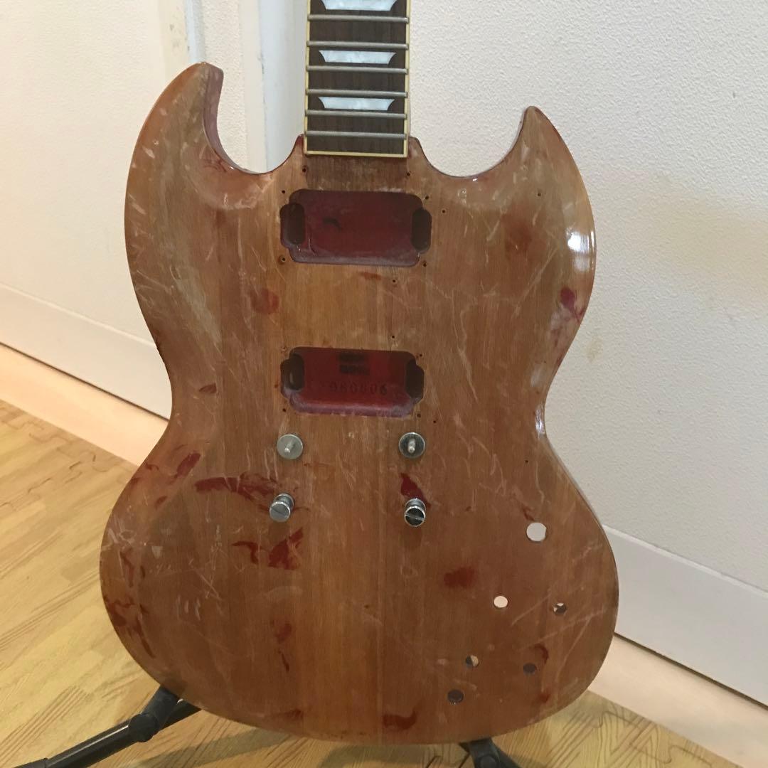 Burny エレキギター SGタイプボディ