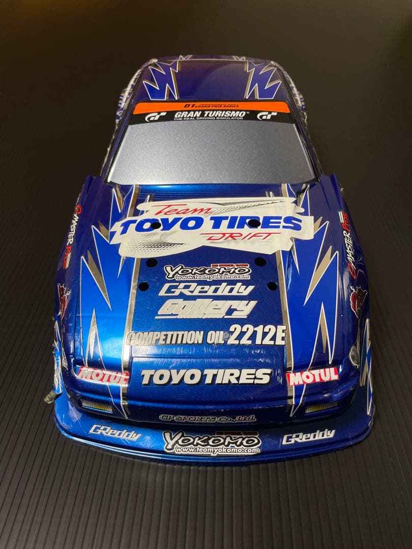 ヨコモ 日産 180SX D1 TOYO TIRES ラジコン ボディ 1/10