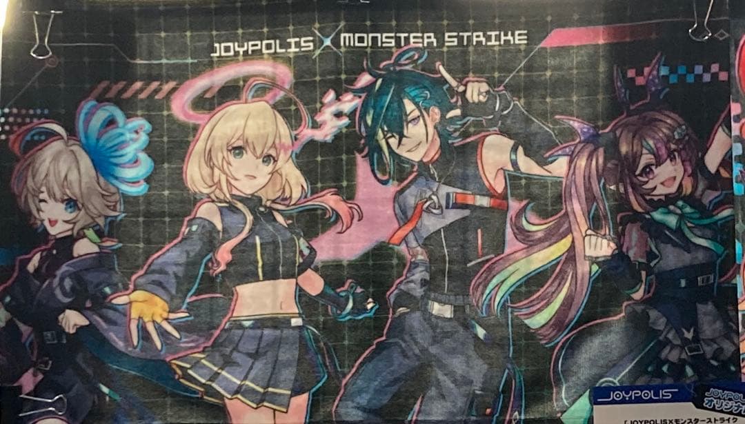 ジョイポリス　モンスト　フェイスタオル　タオル