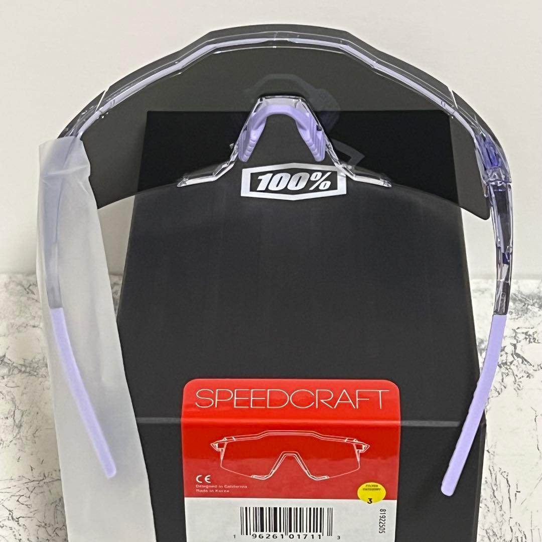 100% ワンハンドレッド サングラス Speedcraft Lavender