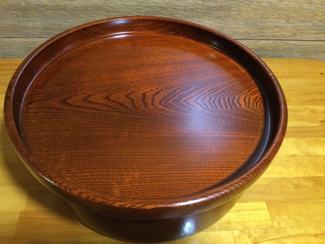 欅茶びつ 木製茶色 ＊ 美しい木の温もり　美品