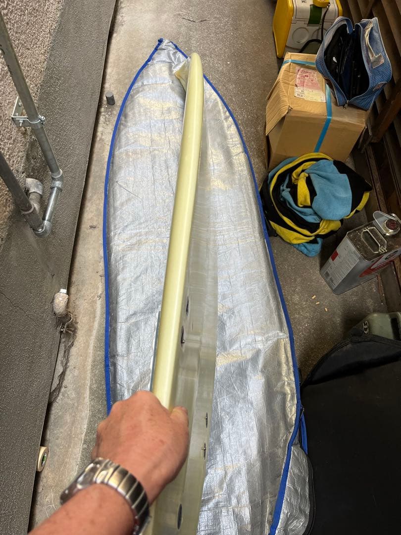 ジョンカーパー6.3Zブランド ショートボード クリーム色