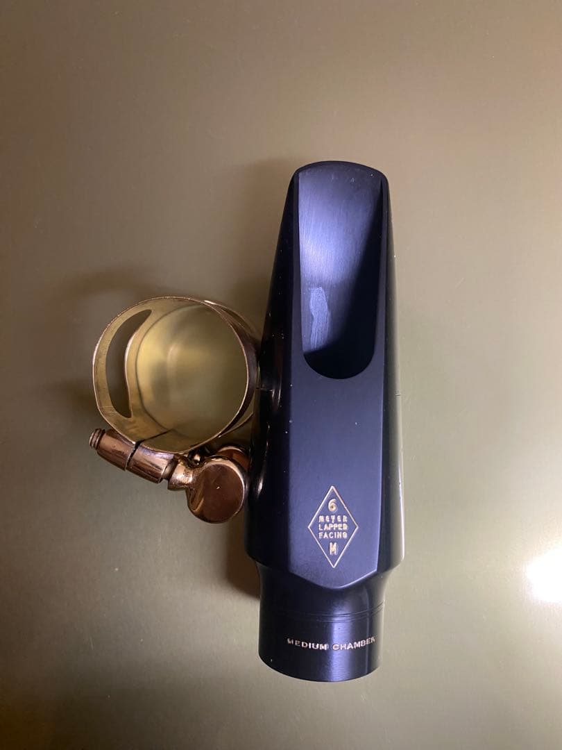 アルトサックスマウスピース メイヤー　黒・金
